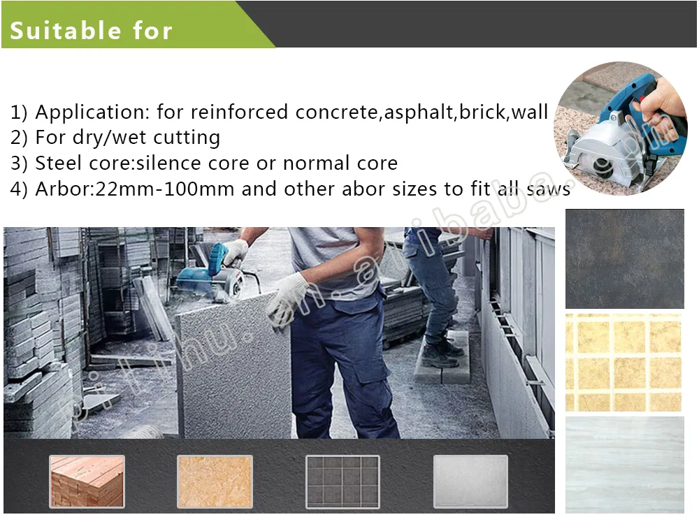 125mm Diamond Disk Cut Concrete Stone Cutting Blade