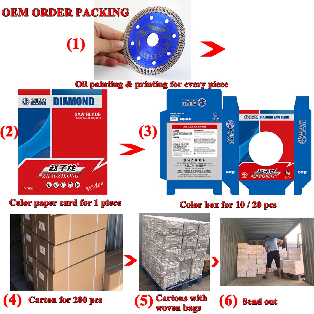 4.5 Inch Zero Chipping China Factory X Turbo/Mesh Turbo Diamond Tools /Diamond Saw Blade/Diamond Cutting Disc/ Ceramic Cutter for Tile/Porcelain