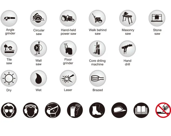 4-Inch/105mm Diamond L Segment Cup Wheel for Concrete and Masonry Materials/Diamond Grinding Cup Wheel/Diamond Tool