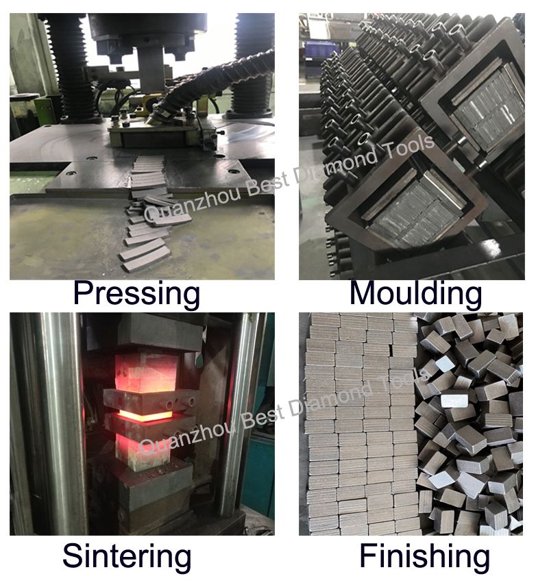 4" X. 250" V-Shaped Segmented Crack Chaser for Concrete & Asphalt
