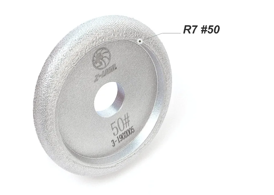 4in Brazed Diamond Groove Polishing Wheel for Ceramic Concrete