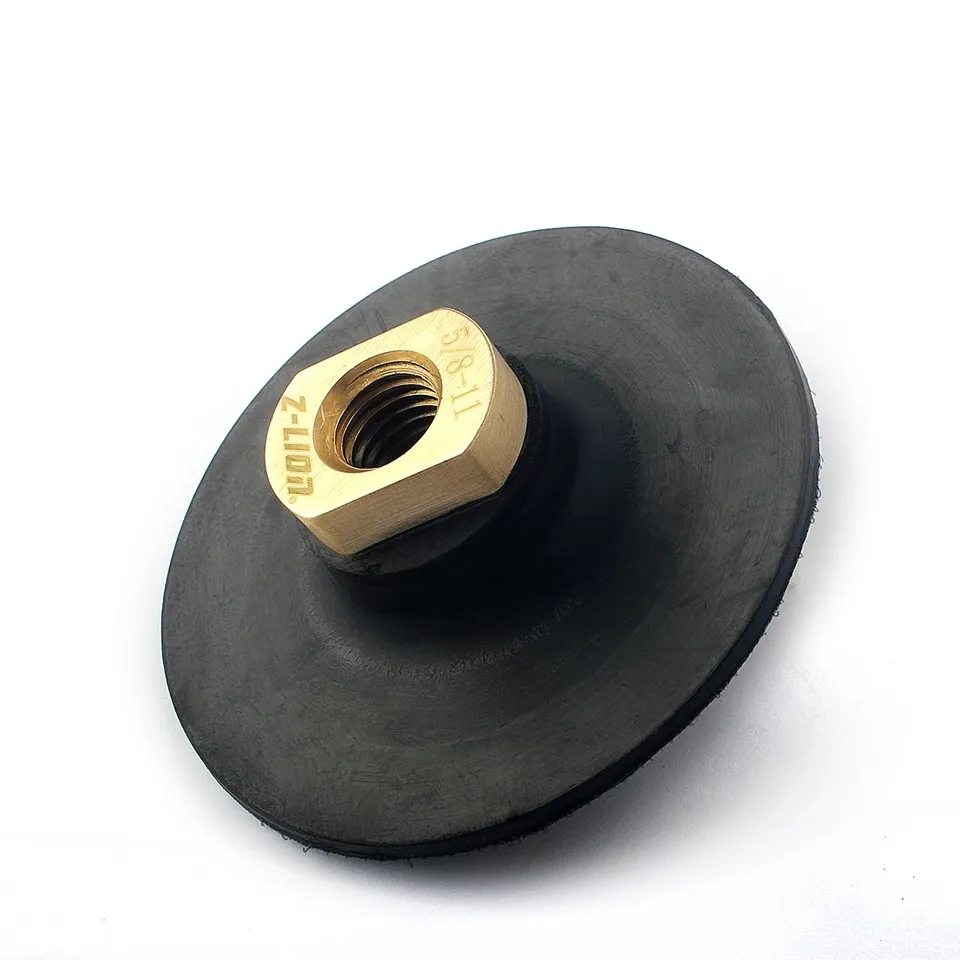 4in Soft Rubber Polishing Pad Backer for Angle Grinder