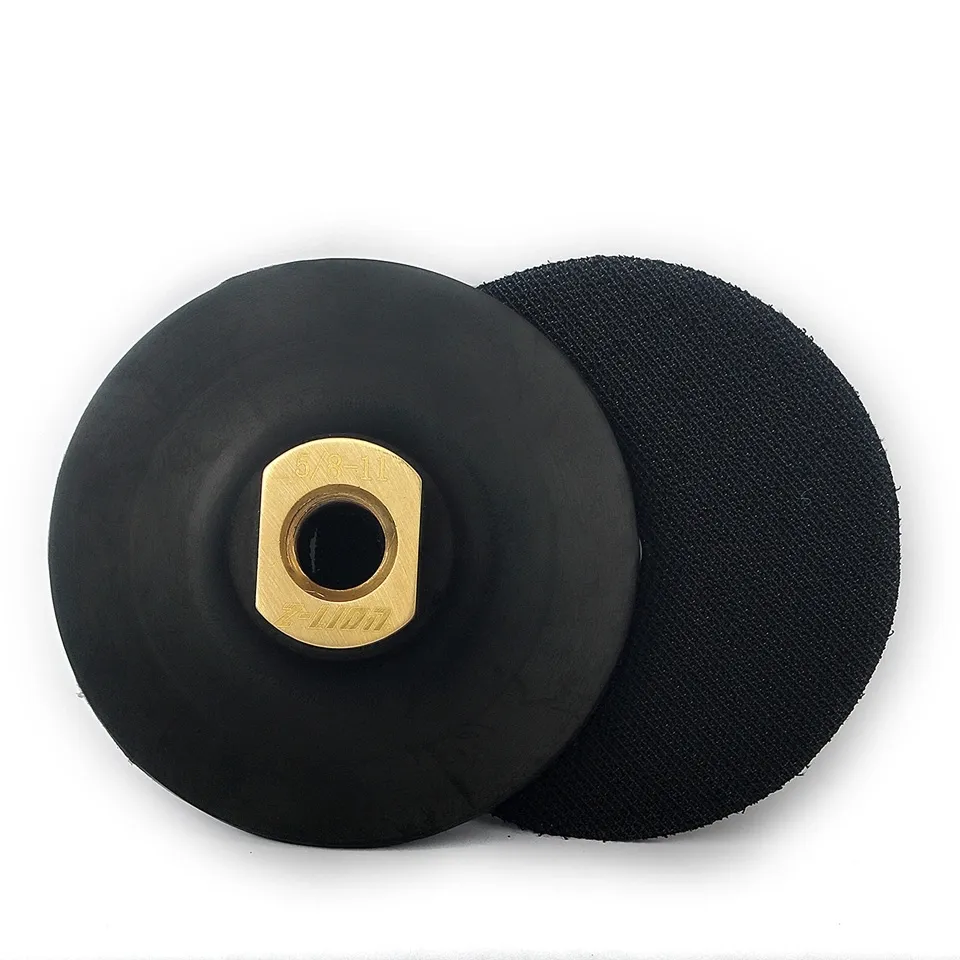 4in Soft Rubber Polishing Pad Backer for Angle Grinder