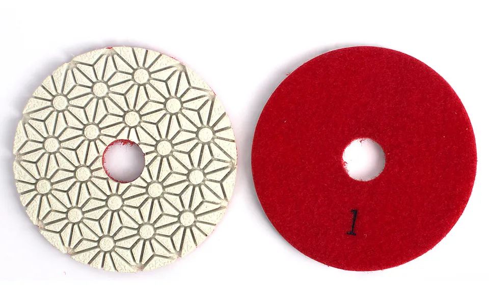 4inch Resin Wet 3 Step Diamond Polishing Pads Stone Grinding Wheel