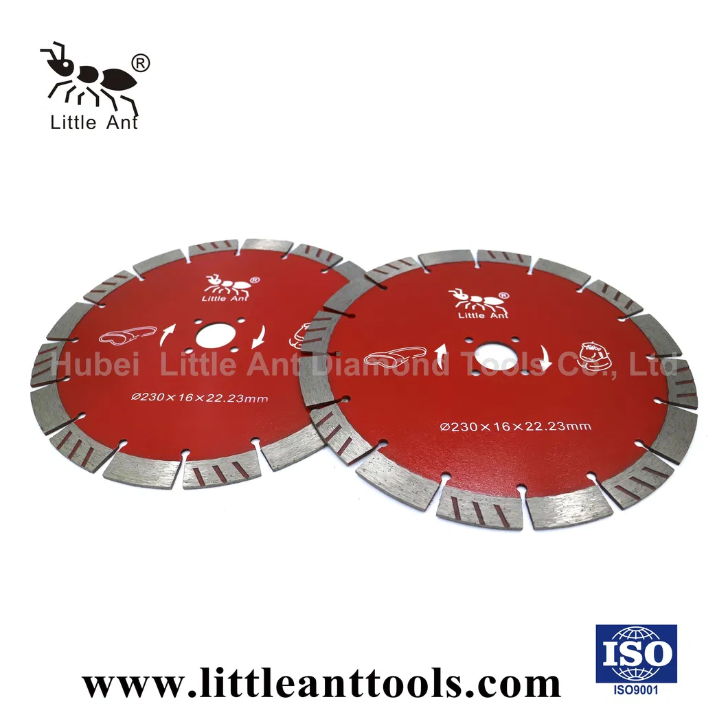 9 Inch/230mm Granite, Marble, Reinforced Concrete Diamond Saw Blade, Segmented Disc, Cutting Blade.