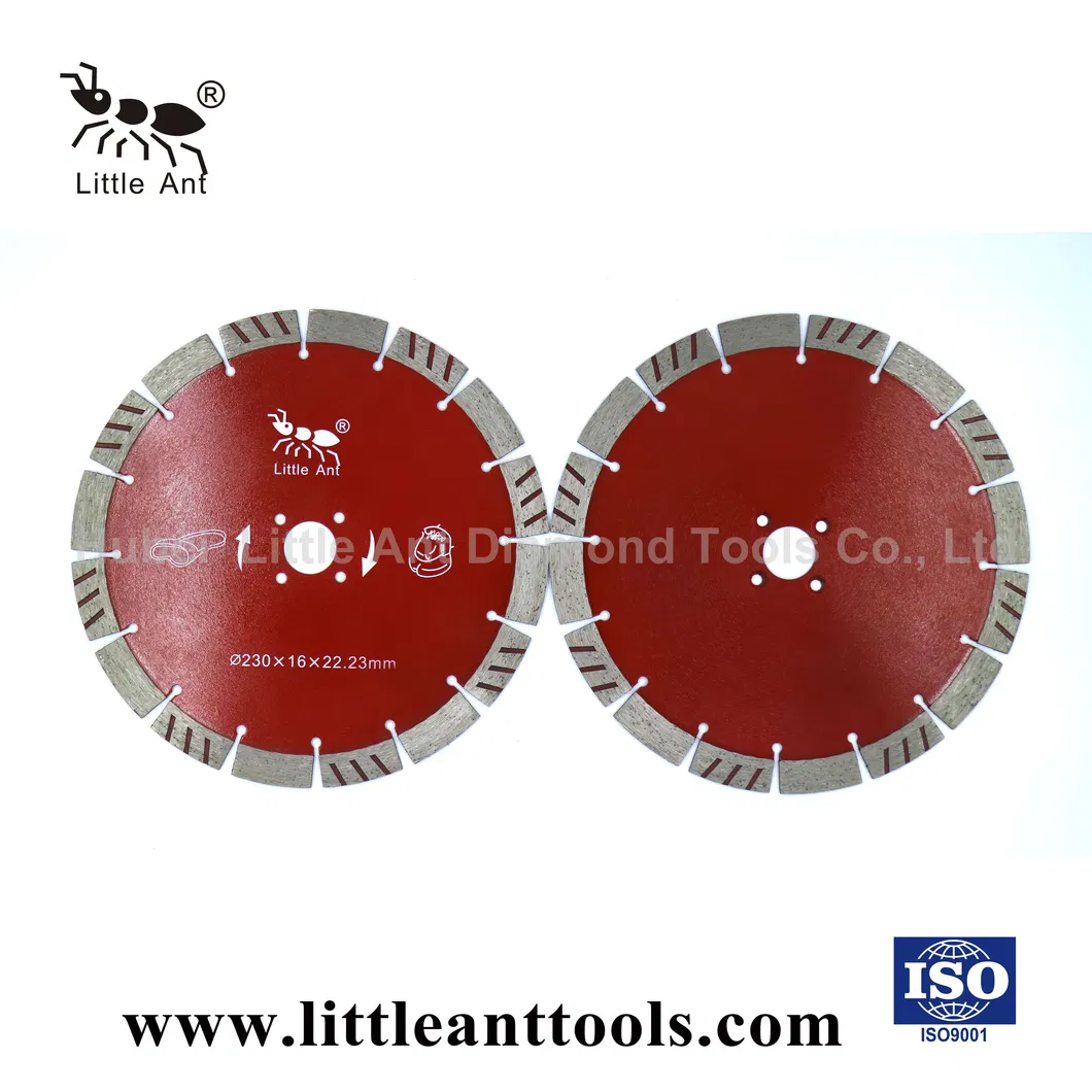 9 Inch/230mm Granite, Marble, Reinforced Concrete Diamond Saw Blade, Segmented Disc, Cutting Blade.