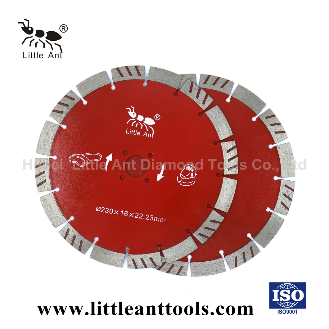 9 Inch/230mm Granite, Marble, Reinforced Concrete Diamond Saw Blade, Segmented Disc, Cutting Blade.