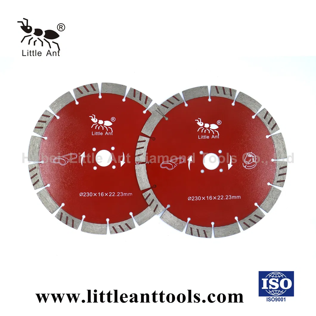 9 Inch/230mm Granite, Marble, Reinforced Concrete Diamond Saw Blade, Segmented Disc, Cutting Blade.