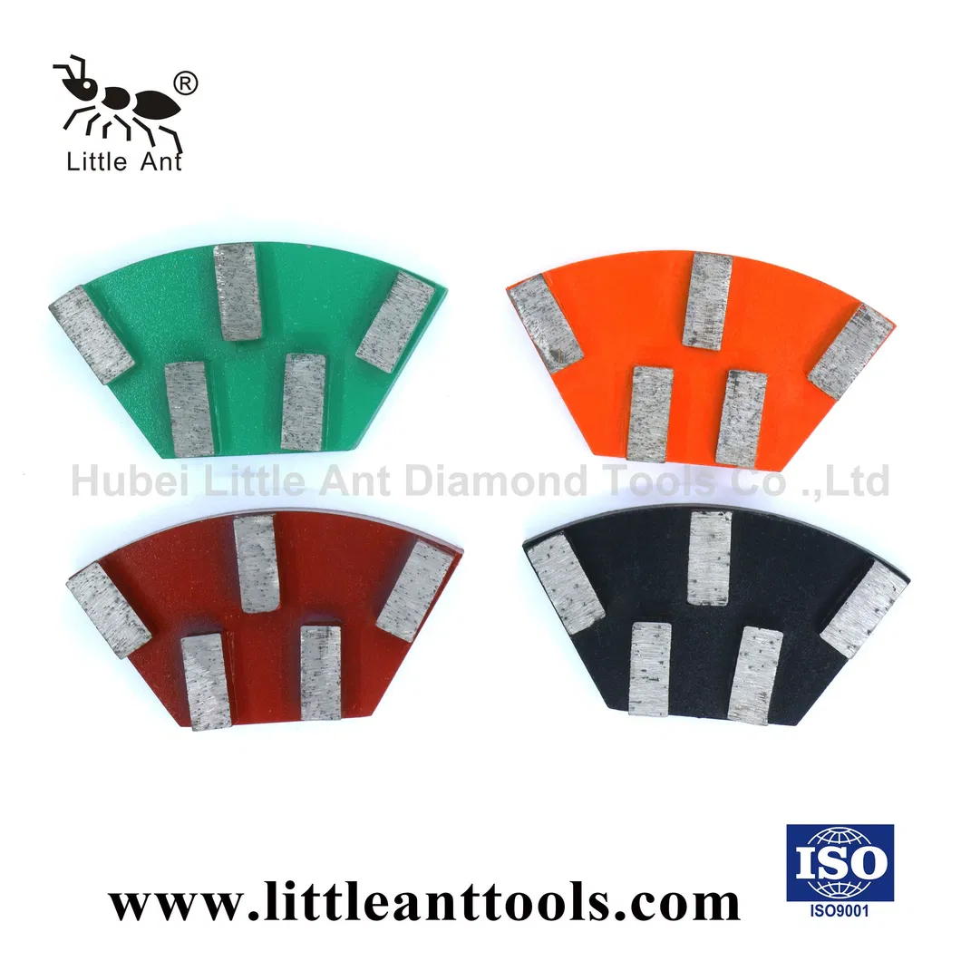 China Little Ant Trapezoid Grinding Shoes / Floor Grind Plate