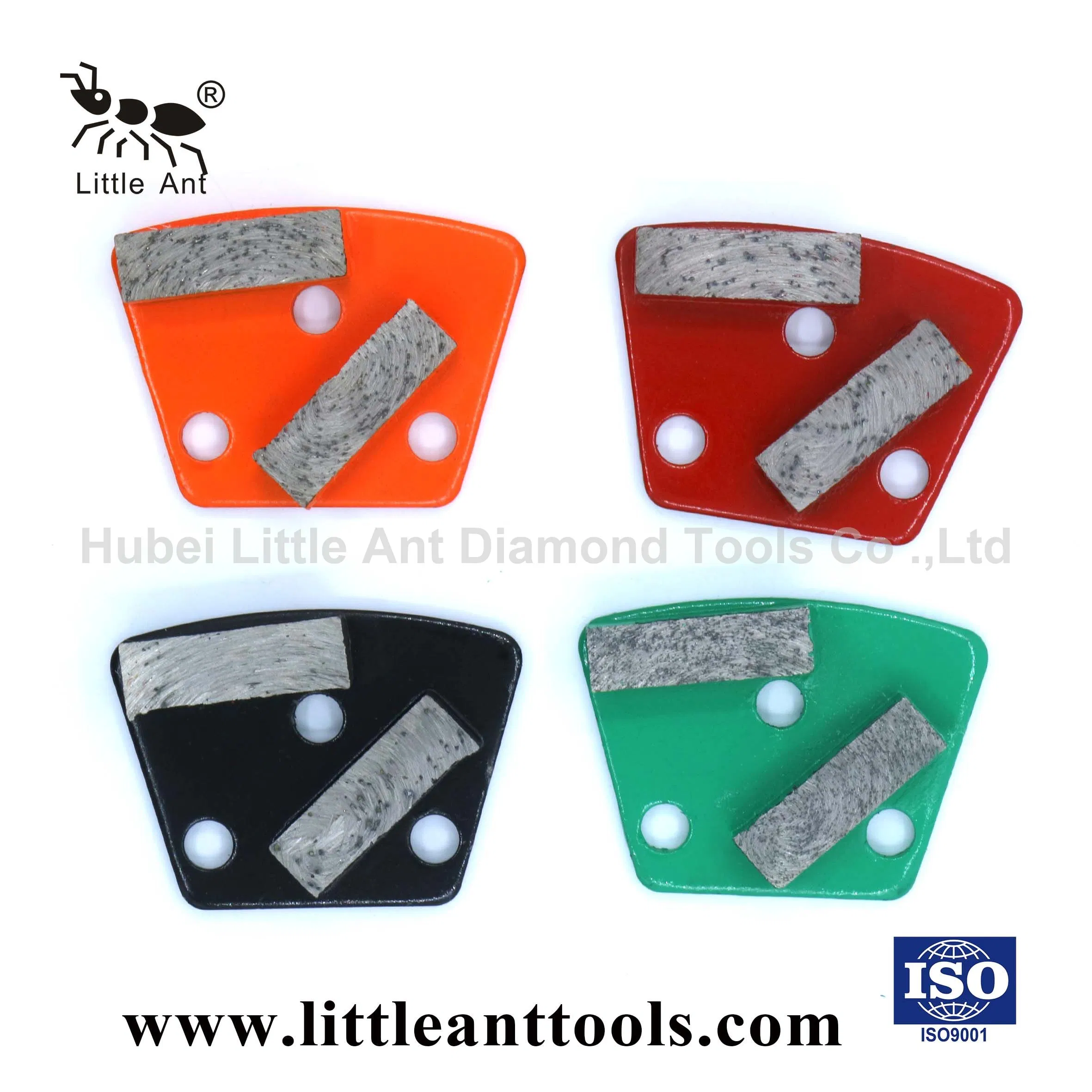 China Little Ant Trapezoid Grinding Shoes / Floor Grind Plate