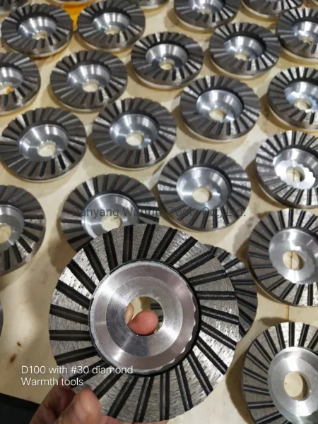 D100mm Diamond Cup Wheel Hot Press for Stone Grinding