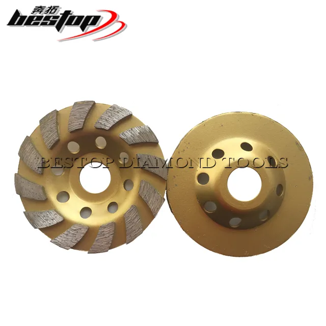 D125mm Cheap Cold Press Diamond Cup Wheel for Concrete Stone Grinding