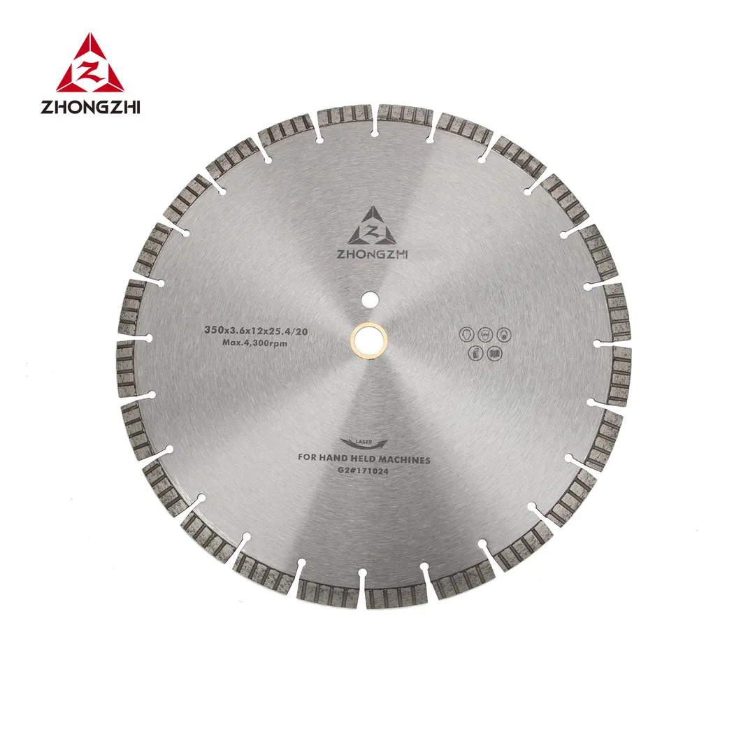D350 Diamond Laser Cutting Blade for Reinforced Concrete