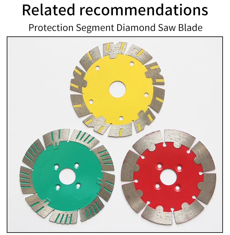 Diamond Cutting Saw Blade with Silent Arix Segments for Granite