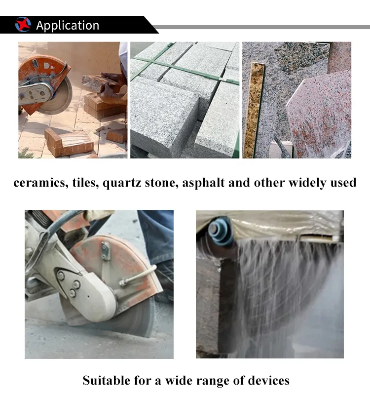 Diamond Cutting Saw Blade with Silent Arix Segments for Granite