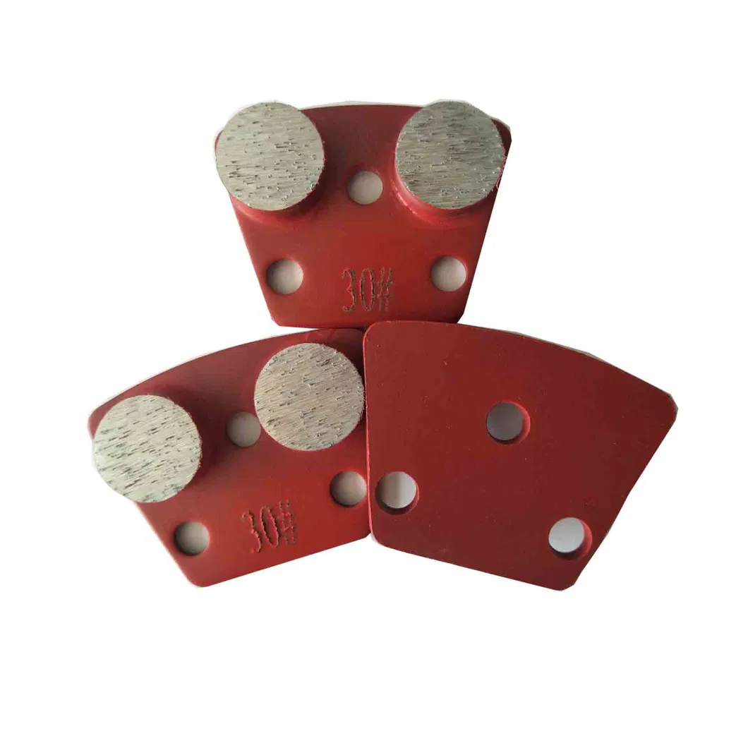 Diamond Floor Grinding Plate Tool Sector Grinding Block 30# Cement Concrete Pavement Floor Renovation Grinding Wheel Plate