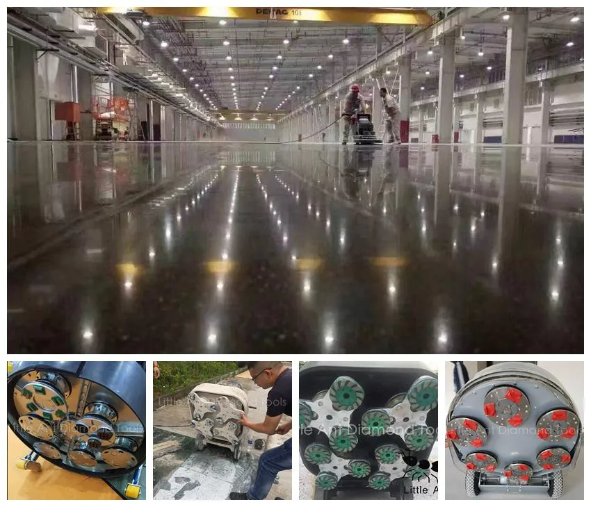 Diamond Grinding Shoes Plates for Concrete/Terrazzo Floor with Metal Bond