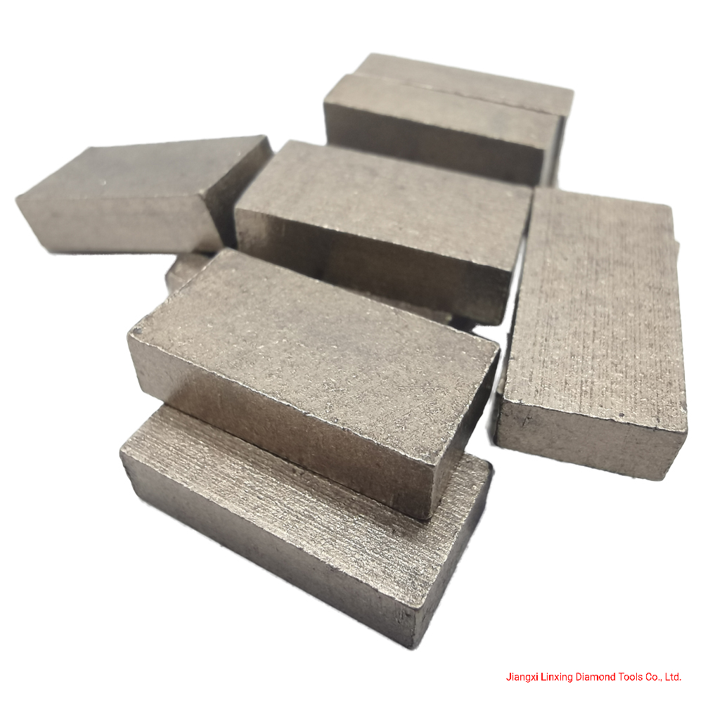 Hard and Soft Marble Block Cutting Gangsaw Diamond Segment Blank Thickness 3.5mm