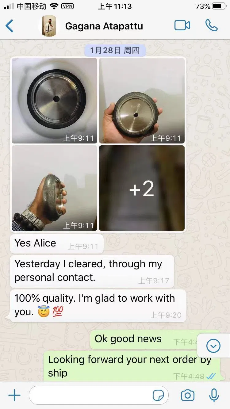 Quality Product Carbide Cutter Sharpening Diamond Finish Wheels 6A2 Resin Bonded Diamond Grinding Wheel 150mm Abrasive Tool