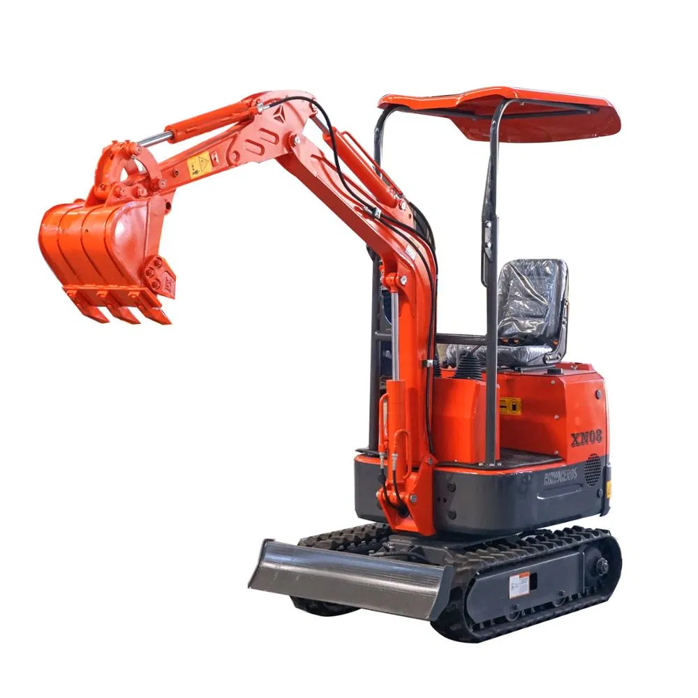 Rhinoceros Mini Excavator Xn08 Tracked Mini Excavator Hole Digger