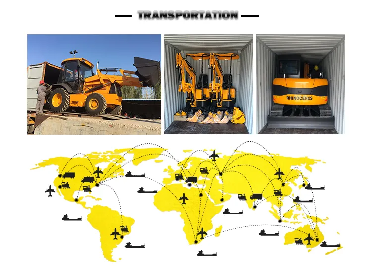 Rhinoceros Mini Excavator XN08 Tracked Mini Excavator Hole Digger