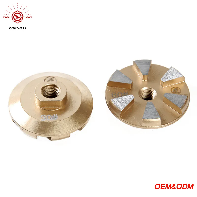 Stone Polishing Pad Diamond Segments Metal Bond Concrete Grinding Shoe