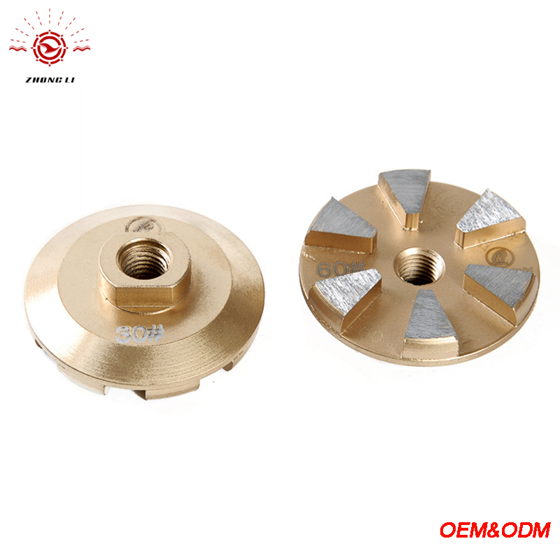 Stone Polishing Pad Diamond Segments Metal Bond Concrete Grinding Shoe