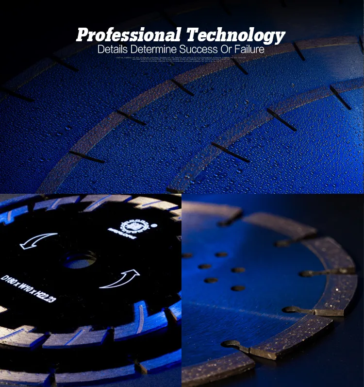 Thin Kerf Diamond Saw Blade-6 1/2 Diamond Circular Saw Blade for Concrete Cutting