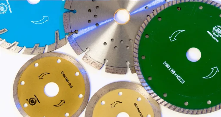 Thin Kerf Diamond Saw Blade-6 1/2 Diamond Circular Saw Blade for Concrete Cutting