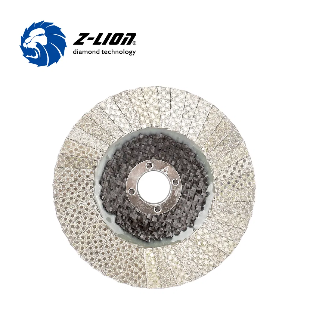 Zlion Diamond Tool Flap Sanding Wheel Polishing Disc 4in 4.5in 5in 7in